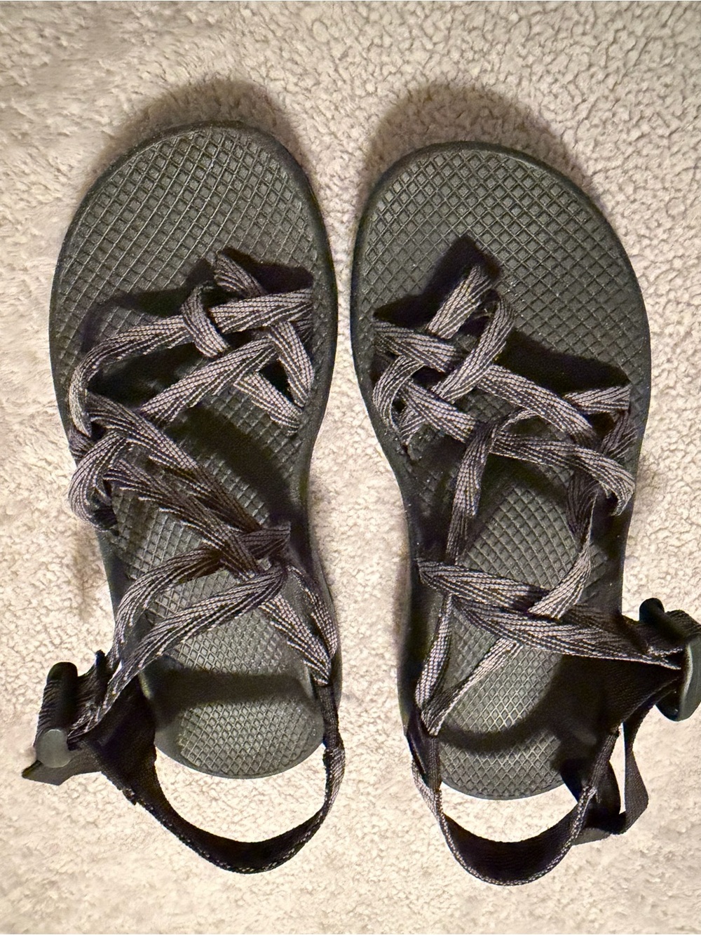 Chaco's Women's Black/Gray ZX2 Outdoor Hiking Sandals size 7